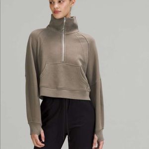 Lululemon scuba half zip funnel neck